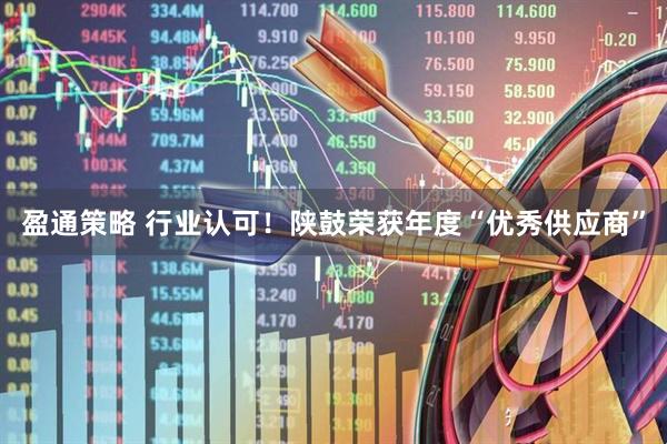 盈通策略 行业认可！陕鼓荣获年度“优秀供应商”